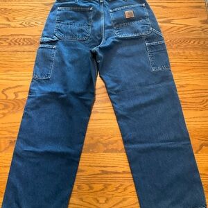 Carhartt Blue Relaxed Fit Jeans Sturdy Denim